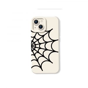 Webbed Elegance Silicone Case for Apple iPhone Series