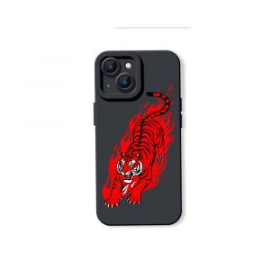 Fiery Tiger Blaze Silicone Case for Apple iPhone Series