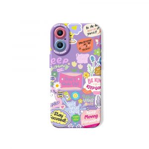 Inspirational Flowers Silicone Case for Apple iPhone Series - iPhone 16, Lavender