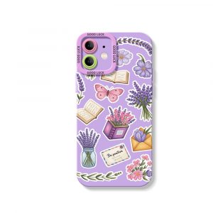 Floral Butterfly Elegance Silicone Case for Apple iPhone Series