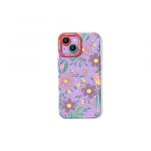 Floral Charm Silicone Case for Apple iPhone Series