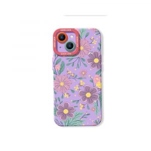 Floral Charm Silicone Case for Apple iPhone Series