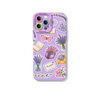 Floral Butterfly Elegance Silicone Case for Apple iPhone Series