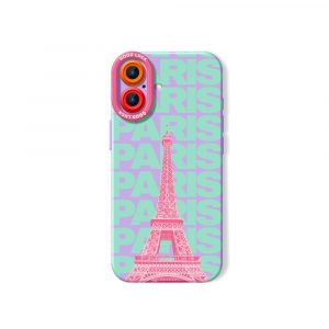 Pastel Paris Silicone Case for Apple iPhone Series