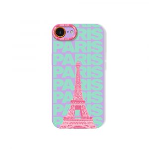 Pastel Paris Silicone Case for Apple iPhone Series
