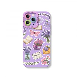 Floral Butterfly Elegance Silicone Case for Apple iPhone Series