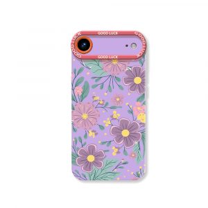 Floral Charm Silicone Case for Apple iPhone Series