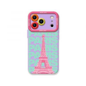 Pastel Paris Silicone Case for Apple iPhone Series