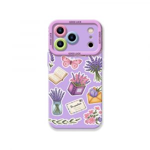 Floral Butterfly Elegance Silicone Case for Apple iPhone Series