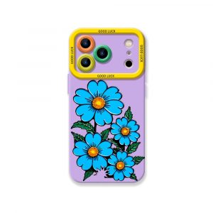 Floral Blossom Shockproof Silicone Case for Apple iPhone Series