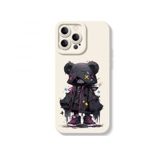 Shadow Bear Silicone Case for Apple iPhone Series
