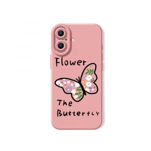 Floral Butterfly Garden Silicone Case for Apple iPhone Series