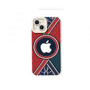 Bold Geometric Elegance Silicone Case for Apple iPhone Series