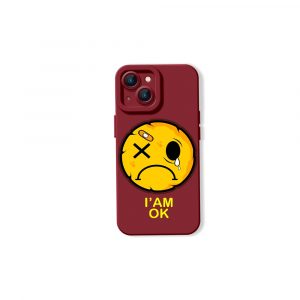 Ironic Smiley Silicone Case for Apple iPhone Series