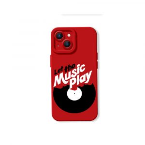 Let the Music Play Vinyl Groove Silicone Case for Apple iPhone Series