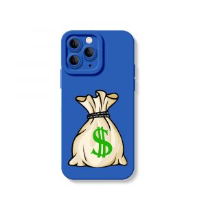 Money Bag Charm Silicone Case for Apple iPhone Series