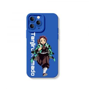 Energetic Anime Warrior Design Silicone Case for Apple iPhone Series