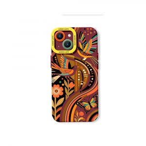 Retro Nature Art Silicone Case for Apple iPhone Series
