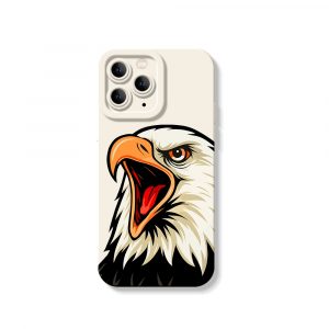 Fierce Eagle Graphic Silicone Case for Apple iPhone Series