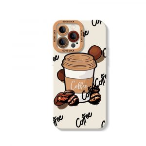Coffee Lover Delight Silicone Case for Apple iPhone Series