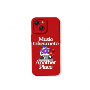 Astronaut DJ Groove Silicone Case for Apple iPhone Series