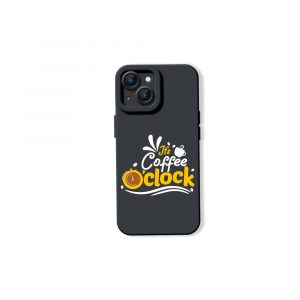 Coffee Clock Delight Silicone Case for Apple iPhone Series