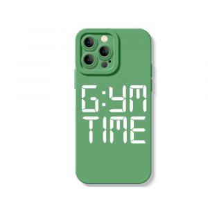 Digital Countdown Gym Time Silicone Case for Apple iPhone Series
