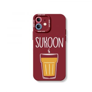 Cozy Chai Moments Silicone Case for Apple iPhone Series