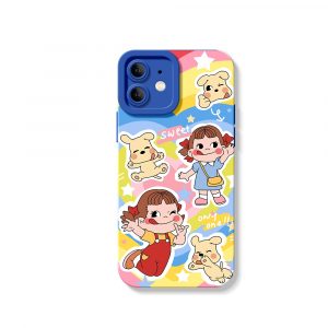Colorful Cartoon Joy Silicone Case for Apple iPhone Series