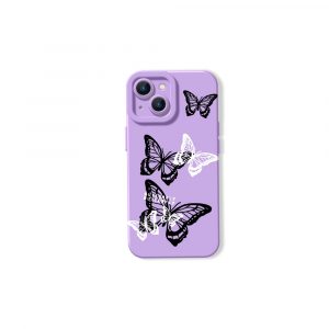 Butterfly Bliss Silicone Case for Apple iPhone Series