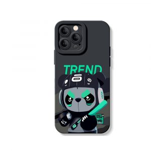 Streetwise Panda Trend Silicone Case for Apple iPhone Series