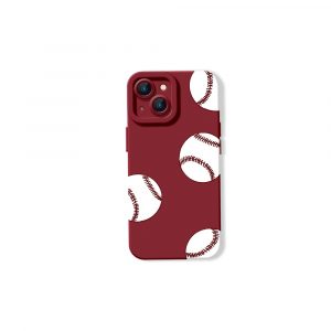 Home Run Hit Baseballs Silicone Case for Apple iPhone Series