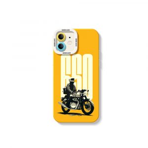 Vintage Motorcycle Adventure Silicone Case for Apple iPhone Series