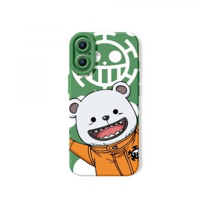 Cheerful Bear Pirate Adventure Silicone Case for Apple iPhone Series