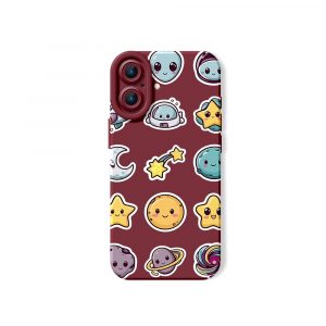Galaxy Characters Silicone Case for Apple iPhone Series