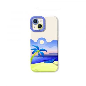 Sunset Serenity Beach Vibes Silicone Case for Apple iPhone Series