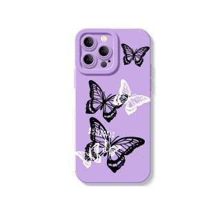 Butterfly Bliss Silicone Case for Apple iPhone Series