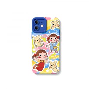 Colorful Cartoon Joy Silicone Case for Apple iPhone Series