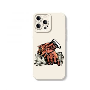 Street Hustler Stack Design Silicone Case for Apple iPhone Series