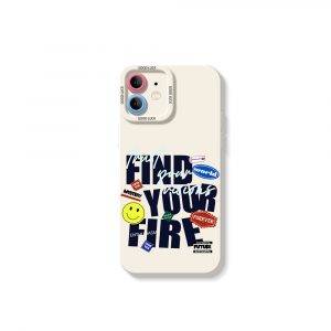 Stickers Collage Silicone Case for Apple iPhone Series