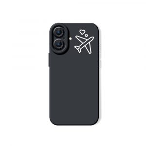 Adventure Awaits Airplane Love Silicone Case for Apple iPhone Series