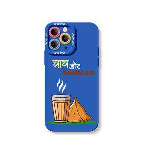 Chai Samosa Delight Silicone Case for Apple iPhone Series