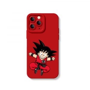 Energetic Saiyan Kid Silicone Case for Apple iPhone Series