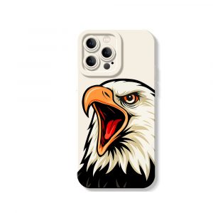 Fierce Eagle Graphic Silicone Case for Apple iPhone Series