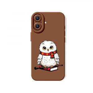 Charming Owl Wizard Silicone Case for Apple iPhone Series