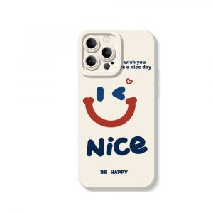 Nice Day Design Silicone Case for Apple iPhone Series