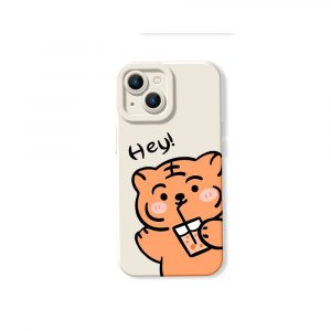 Cute Tiger Silicone Case for Apple iPhone Series