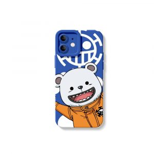 Cheerful Bear Pirate Adventure Silicone Case for Apple iPhone Series