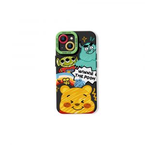 Cartoon Friends Silicone Case for Apple iPhone Series