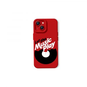 Let the Music Play Vinyl Groove Silicone Case for Apple iPhone Series